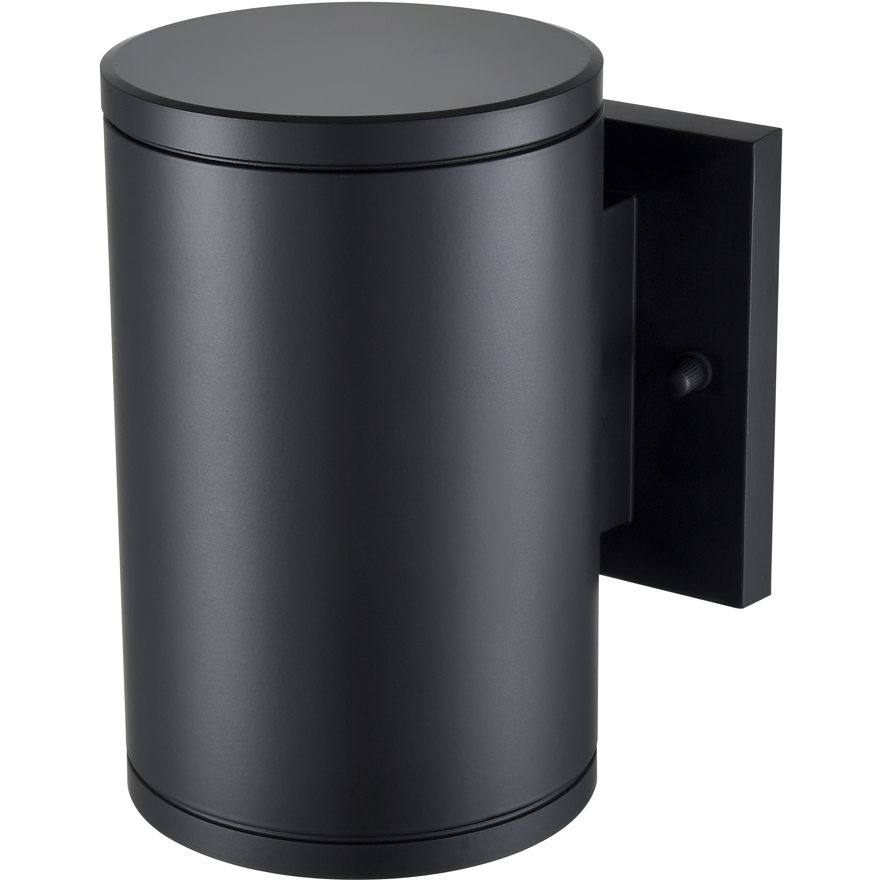 Vegas LED 7 inch Powder Coated Black Outdoor Wall Sconce